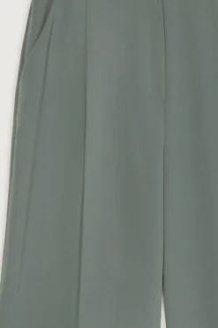 SINGLE PLEAT WIDE LEG PANT