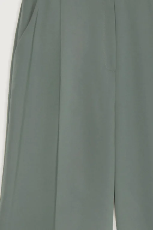 SINGLE PLEAT WIDE LEG PANT