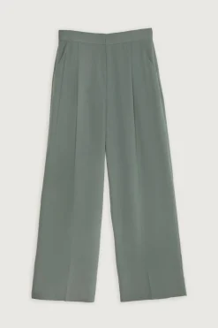 SINGLE PLEAT WIDE LEG PANT