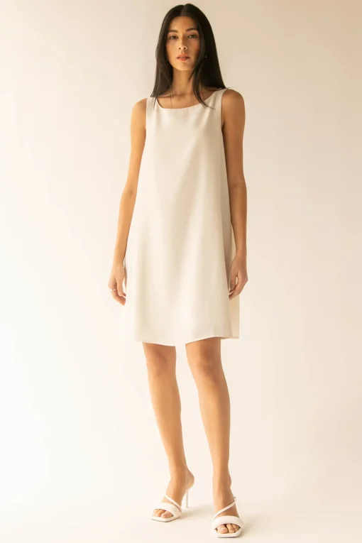 SLEEVELESS MINI DRESS