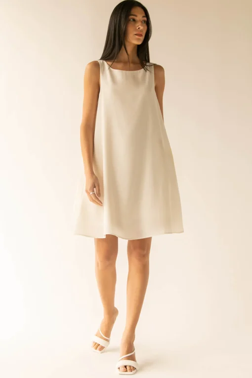 SLEEVELESS MINI DRESS