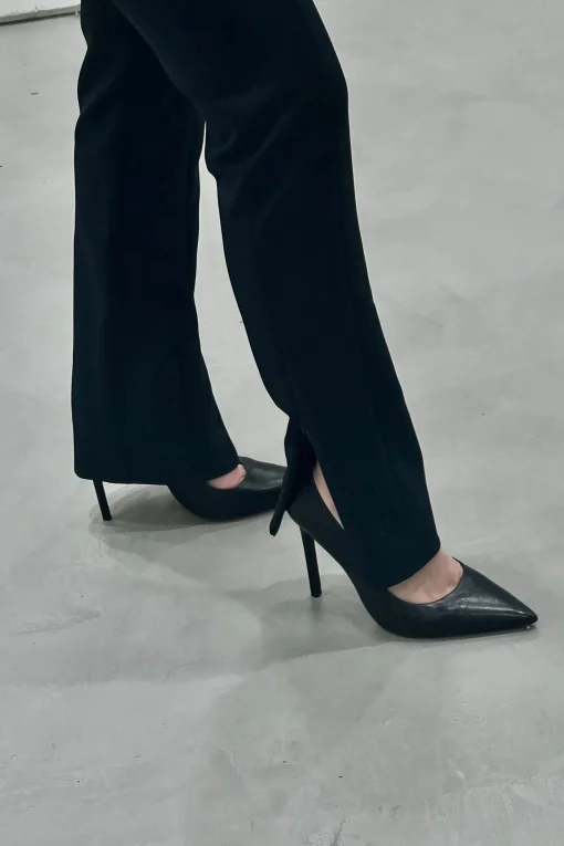 SLIM FIT PANT WITH SLIT