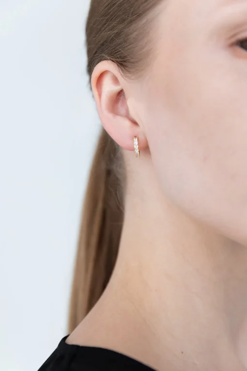 SMALL ZIRCONIA HOOPS