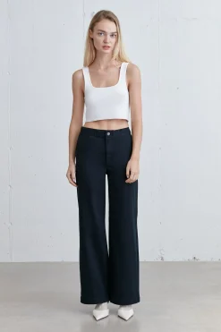 SQUARE NECK KNIT TANK