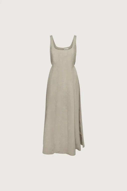 SQUARE NECK MAXI DRESS