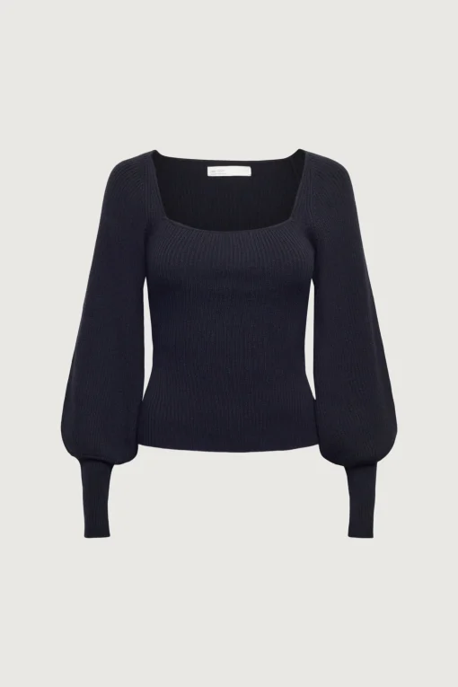 SQUARE NECK SWEATER