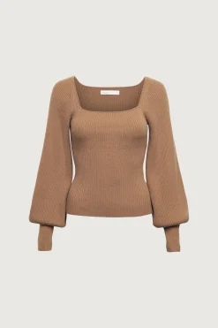 SQUARE NECK SWEATER