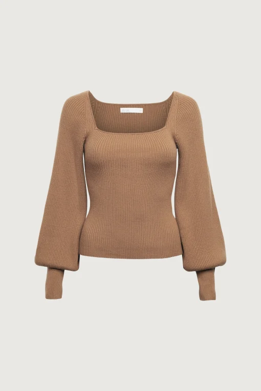 SQUARE NECK SWEATER