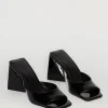 SQUARE TOE HEEL SANDAL