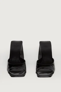 SQUARE TOE HEEL SANDAL