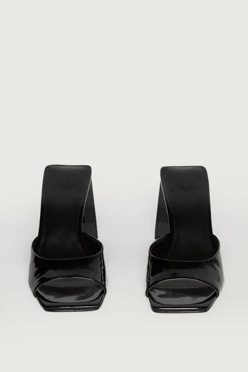 SQUARE TOE HEEL SANDAL