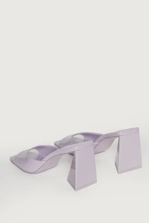 SQUARE TOE HEEL SANDAL