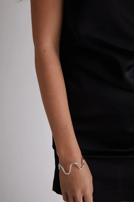 SQUIGGLE CUFF BRACELET