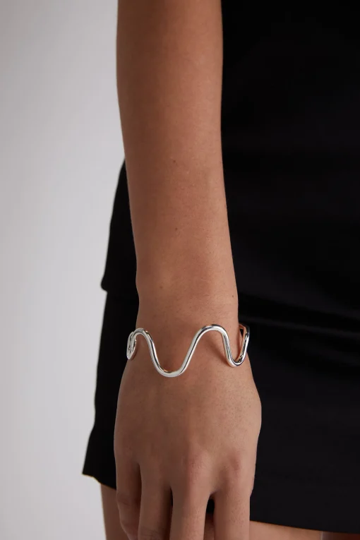 SQUIGGLE CUFF BRACELET