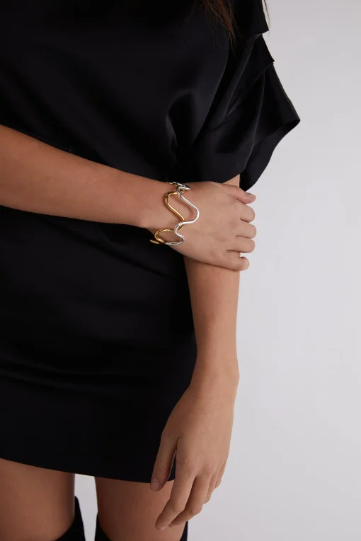 SQUIGGLE CUFF BRACELET