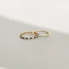 STERLING SILVER RING WITH STONE DETAIL