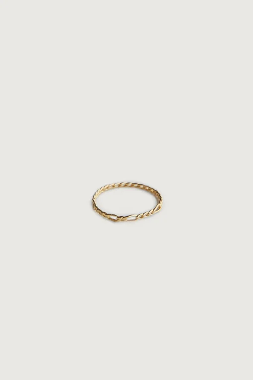STERLING SILVER RING WITH LINK
