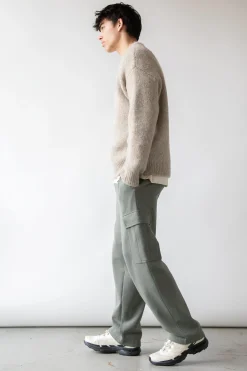 STRAIGHT LEG CARGO SWEATPANTS
