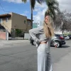 STRAIGHT SATIN PANT