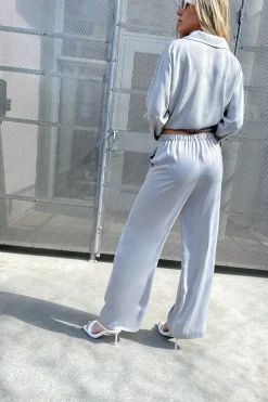 STRAIGHT SATIN PANT