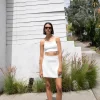 STRETCH KNIT MINI SKIRT