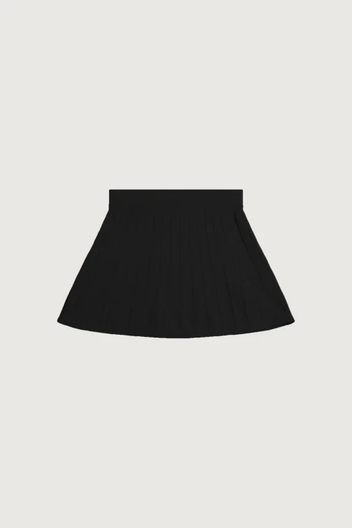 STRETCH KNIT MINI SKIRT