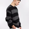 STRIPED CREWNECK SWEATER