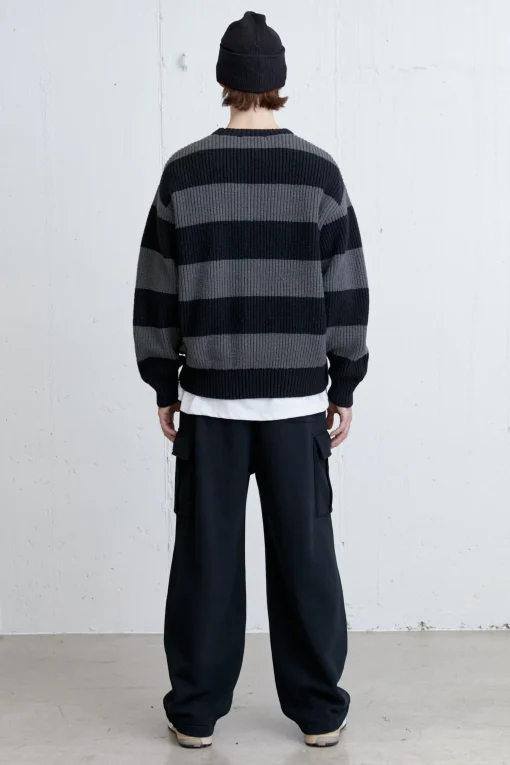 STRIPED CREWNECK SWEATER