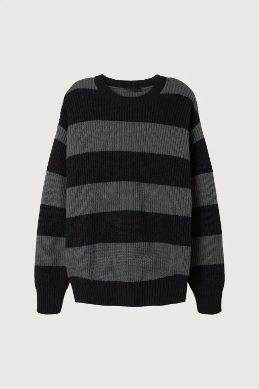 STRIPED CREWNECK SWEATER