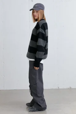 STRIPED CREWNECK SWEATER