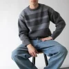 STRIPED DETAIL SWEATER