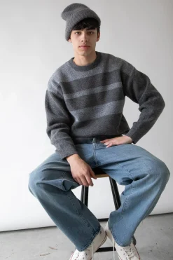 STRIPED DETAIL SWEATER