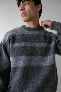 STRIPED DETAIL SWEATER