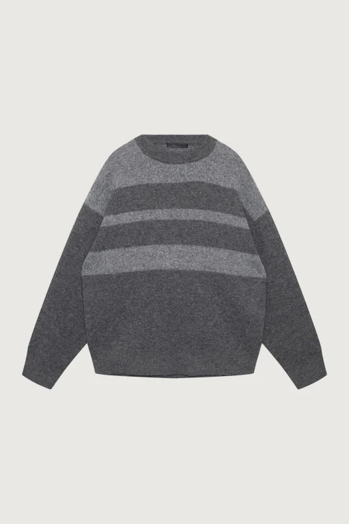 STRIPED DETAIL SWEATER