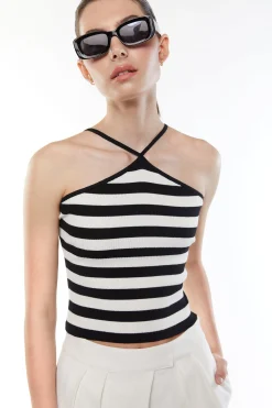 STRIPED HALTER TANK