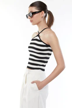STRIPED HALTER TANK