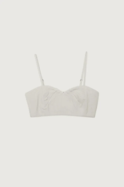 SWEETHEART NECKLINE CROP TOP