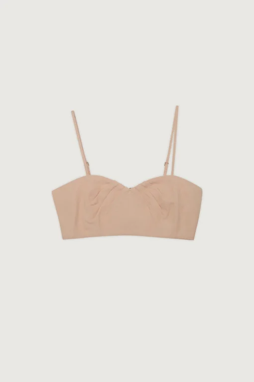SWEETHEART NECKLINE CROP TOP