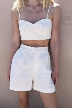 TAILORED COTTON SHORT