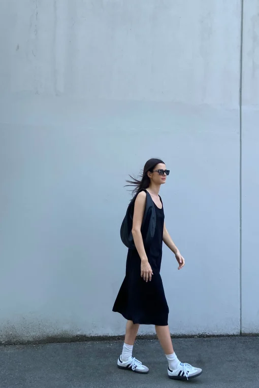 TANK MIDI DRESS WITH POCKETS