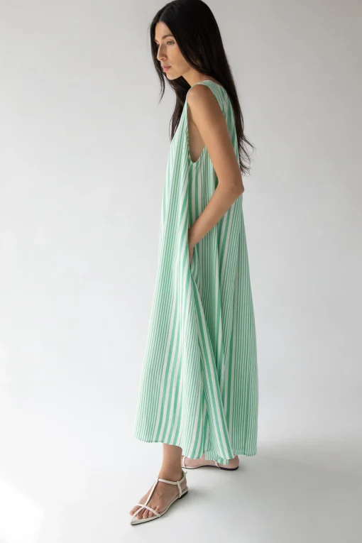 TANK STYLE STRIPED DRESS