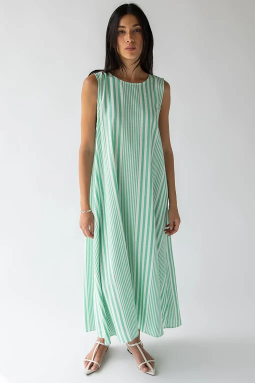 TANK STYLE STRIPED DRESS