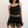 TANK WITH TULLE SKIRT