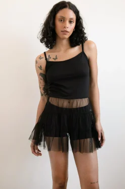 TANK WITH TULLE SKIRT