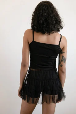 TANK WITH TULLE SKIRT