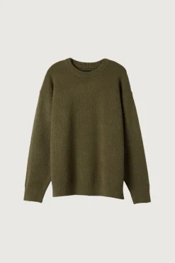 TEXTURED CREWNECK SWEATER
