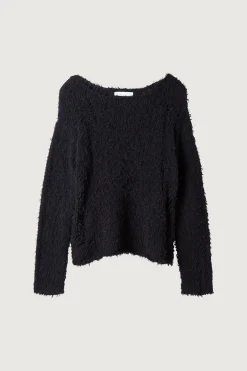 TEXTURED DISTRESSED SWEATER