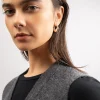 THICK CRESCENT HOOPS