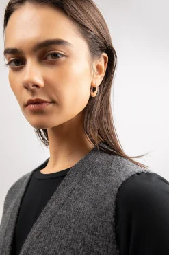 THICK CRESCENT HOOPS
