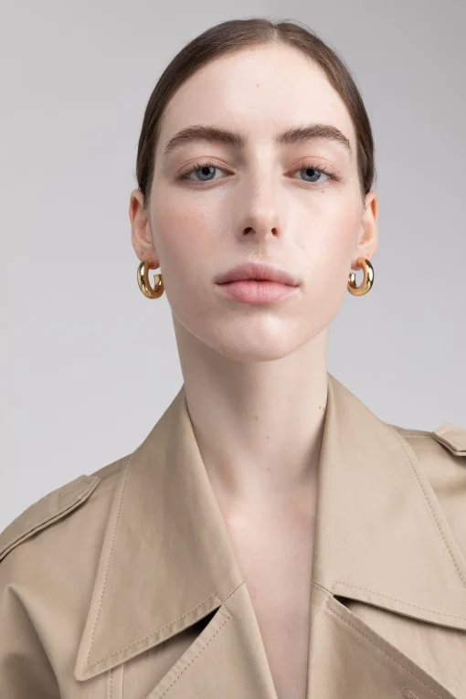 THICK HOOP EARRINGS